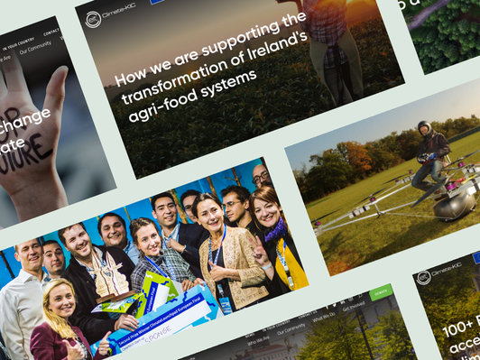 Climate-KIC digital marketing and programme campaign work across climate innovation initiatives